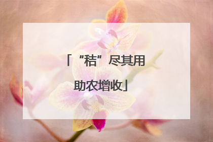 “秸”尽其用 助农增收