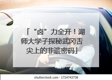 “卤”力全开！湖师大学子探秘武冈舌尖上的非遗密码