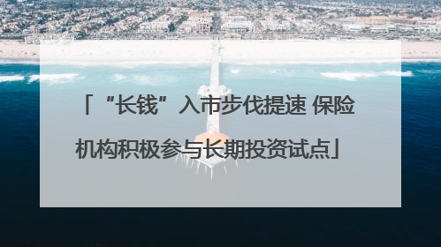“长钱”入市步伐提速 保险机构积极参与长期投资试点
