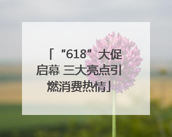 “618”大促启幕 三大亮点引燃消费热情
