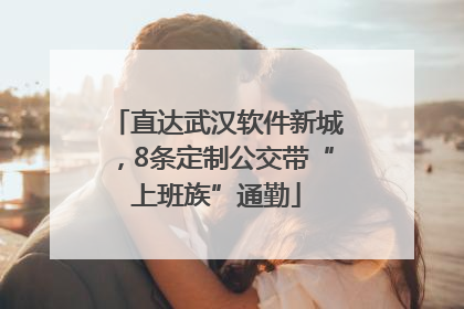直达武汉软件新城，8条定制公交带“上班族”通勤