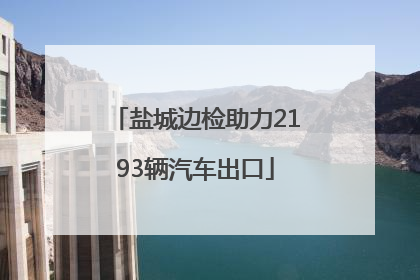 盐城边检助力2193辆汽车出口