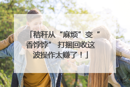 秸秆从“麻烦”变“香饽饽” 打捆回收这波操作太赚了！