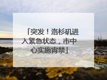 突发！洛杉矶进入紧急状态，市中心实施宵禁