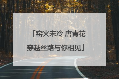 窑火未冷 唐青花穿越丝路与你相见