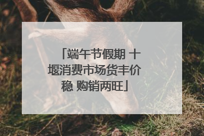 端午节假期 十堰消费市场货丰价稳 购销两旺
