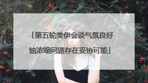 第五轮美伊会谈气氛良好 铀浓缩问题存在妥协可能