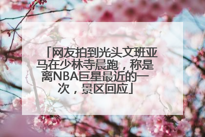 网友拍到光头文班亚马在少林寺晨跑，称是离NBA巨星最近的一次，景区回应