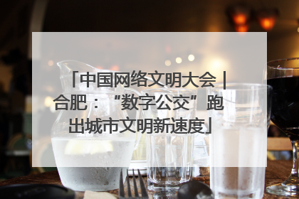 中国网络文明大会｜合肥：“数字公交”跑出城市文明新速度