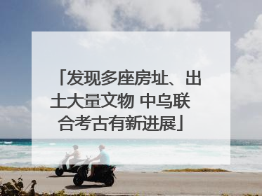 发现多座房址、出土大量文物 中乌联合考古有新进展