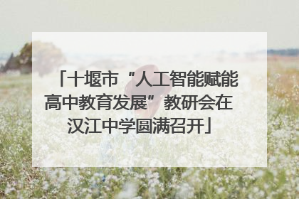 十堰市“人工智能赋能高中教育发展”教研会在汉江中学圆满召开