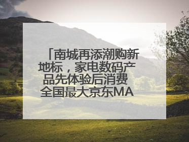 南城再添潮购新地标，家电数码产品先体验后消费 全国最大京东MALL开业