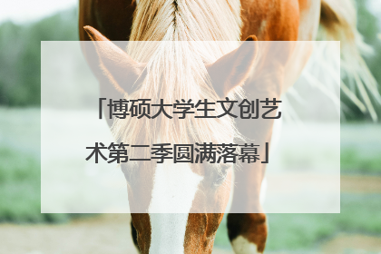 博硕大学生文创艺术第二季圆满落幕