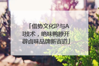借势文化IP与AI技术，绝味鸭脖开辟卤味品牌新赛道
