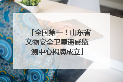 全国第一！山东省文物安全卫星遥感监测中心揭牌成立