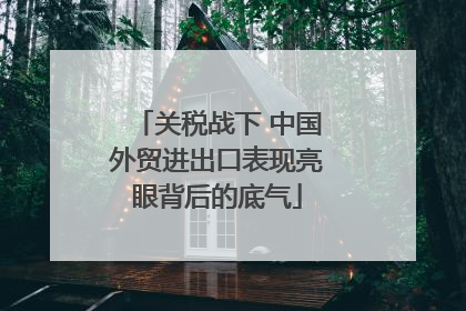关税战下 中国外贸进出口表现亮眼背后的底气