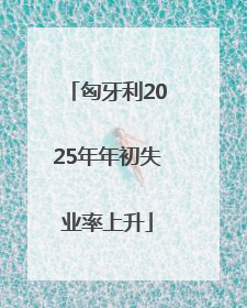 匈牙利2025年年初失业率上升