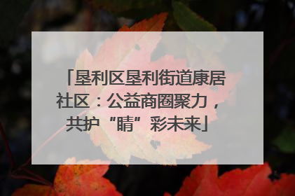 垦利区垦利街道康居社区：公益商圈聚力，共护“睛”彩未来