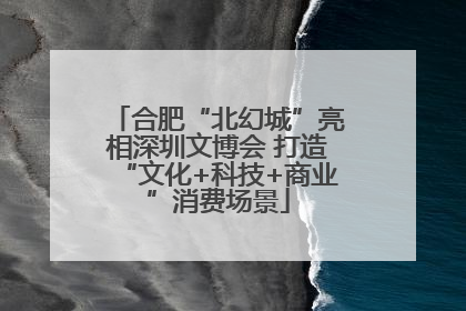 合肥“北幻城”亮相深圳文博会 打造“文化+科技+商业”消费场景