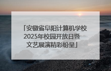 安徽省阜阳计算机学校2025年校园开放日暨文艺展演精彩纷呈