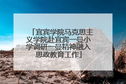 宜宾学院马克思主义学院赴宜宾一曼小学调研一曼精神融入思政教育工作