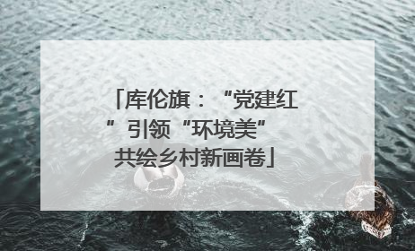 库伦旗：“党建红”引领“环境美” 共绘乡村新画卷