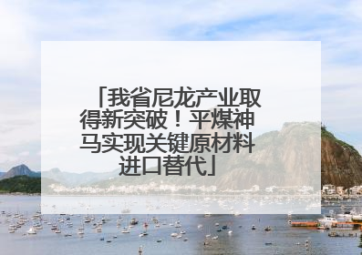 我省尼龙产业取得新突破！平煤神马实现关键原材料进口替代