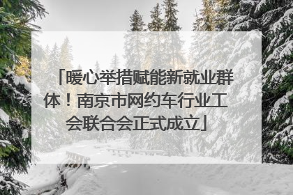 暖心举措赋能新就业群体！南京市网约车行业工会联合会正式成立