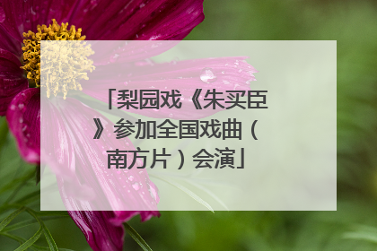 梨园戏《朱买臣》参加全国戏曲（南方片）会演