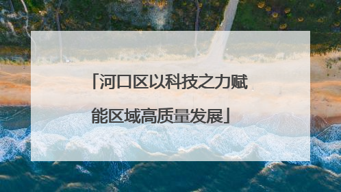 河口区以科技之力赋能区域高质量发展
