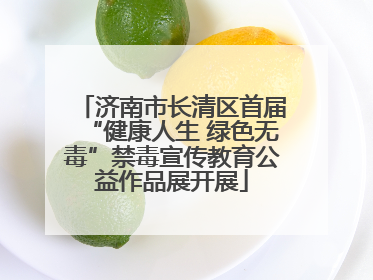济南市长清区首届“健康人生 绿色无毒”禁毒宣传教育公益作品展开展