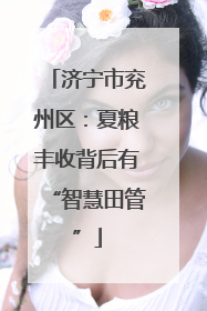 济宁市兖州区：夏粮丰收背后有“智慧田管”
