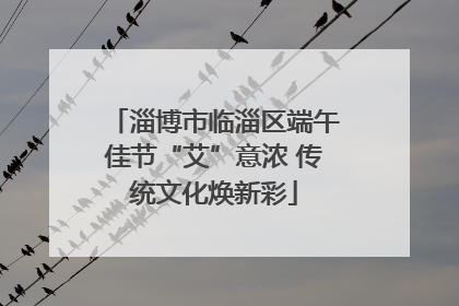 淄博市临淄区端午佳节“艾”意浓 传统文化焕新彩