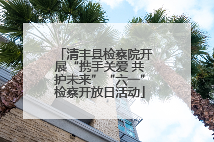 清丰县检察院开展“携手关爱 共护未来”“六一”检察开放日活动