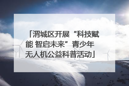渭城区开展“科技赋能 智启未来”青少年无人机公益科普活动