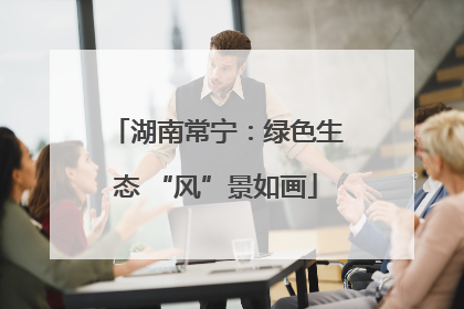 湖南常宁：绿色生态 “风”景如画