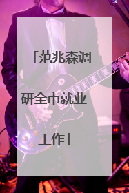 范兆森调研全市就业工作