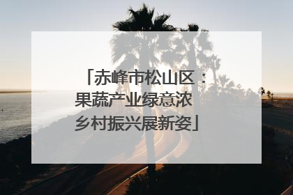 赤峰市松山区：果蔬产业绿意浓 乡村振兴展新姿