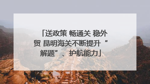 送政策 畅通关 稳外贸 昆明海关不断提升“解题”、护航能力
