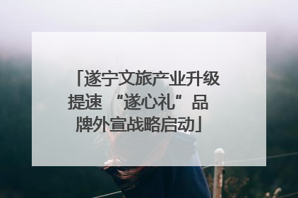 遂宁文旅产业升级提速 “遂心礼”品牌外宣战略启动