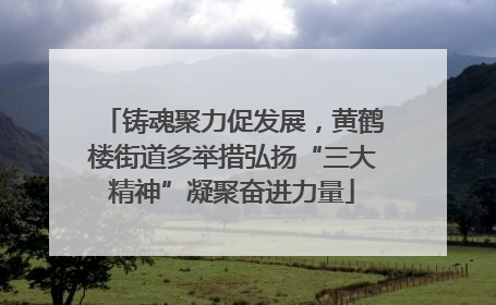铸魂聚力促发展，黄鹤楼街道多举措弘扬“三大精神”凝聚奋进力量