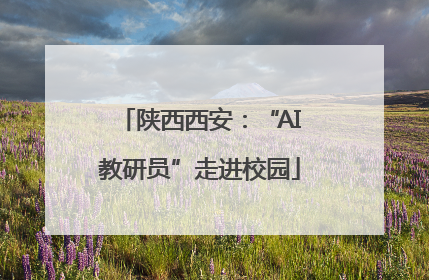 陕西西安：“AI教研员”走进校园