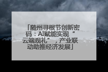 随州寻根节创新密码：AI赋能实现“云端观礼”，产业联动助推经济发展