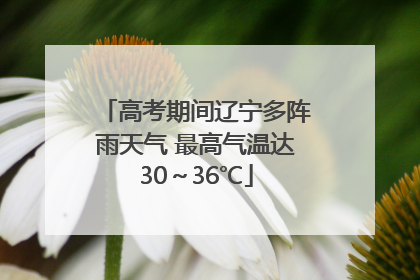 高考期间辽宁多阵雨天气 最高气温达30～36℃