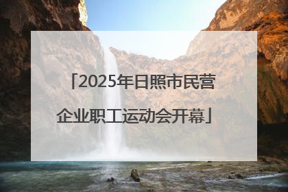 2025年日照市民营企业职工运动会开幕