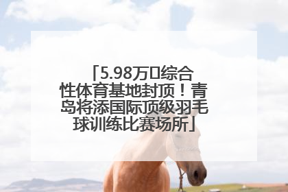 5.98万㎡综合性体育基地封顶！青岛将添国际顶级羽毛球训练比赛场所