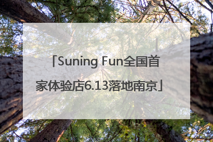 Suning Fun全国首家体验店6.13落地南京